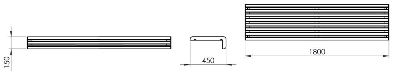 Fulco System Siedzisko VITA do montażu na podstawie LVI196.01 Wymiary