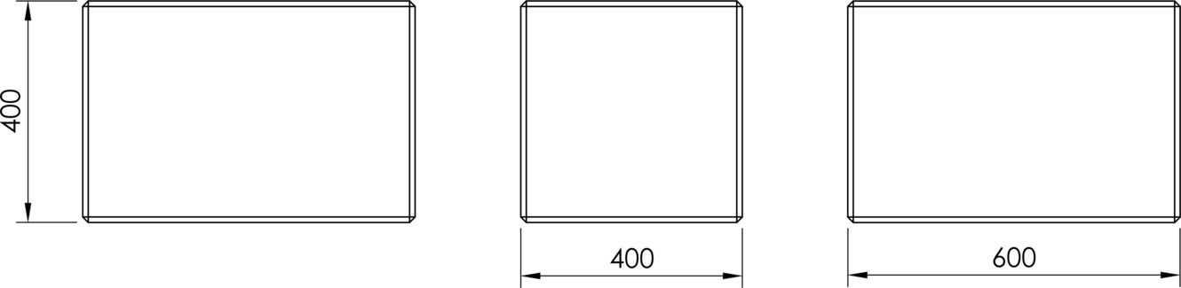 Fulco System Betonowe siedzisko LCB060.00 Wymiary