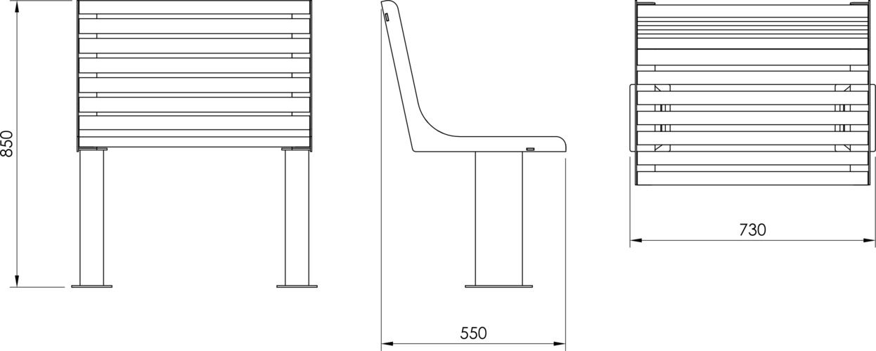 Fulco System Fotel VITA LVI294.06 Wymiary